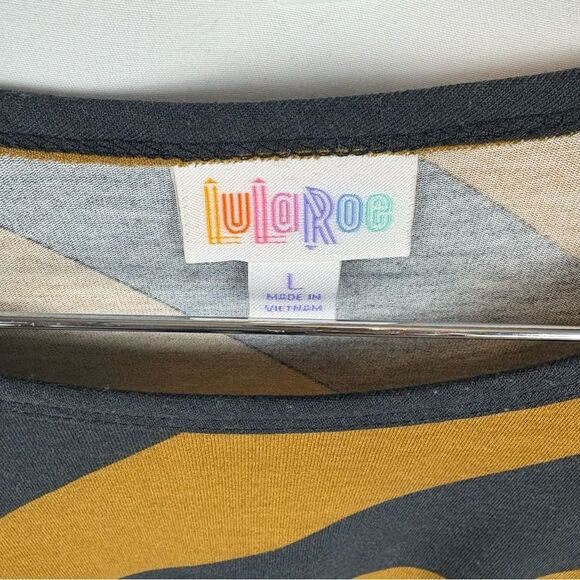 LuLaRoe Carly Striped Dress - Picture 3 of 4